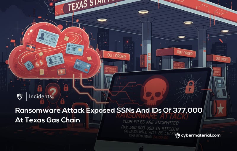 Data Stolen After Ransomware Hit Texas Gas Chain