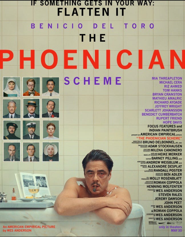 Wes Anderson's ‘The Phoenician Scheme' Has A First Poster — World of Reel