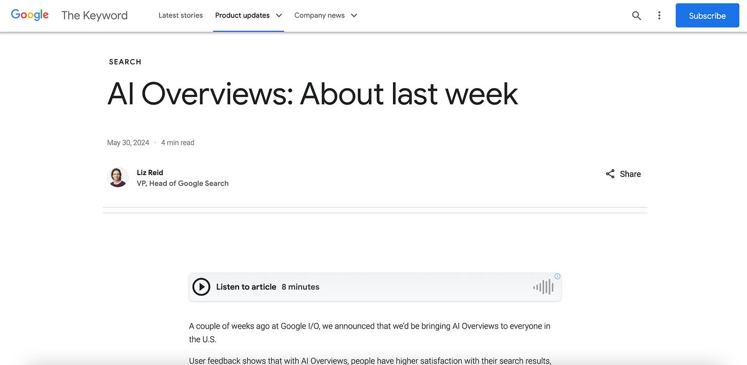 Google makes changes to AI Overviews after bad press Google makes changes to AI Overviews after bad press