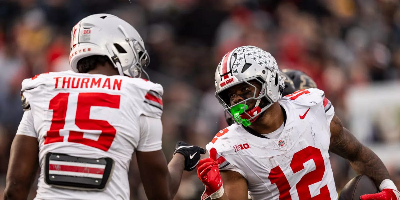 Two Ohio State lessons from a Saturday of bad weather, injuries and chaos in the Big Ten -- and the lessons aren't what you think