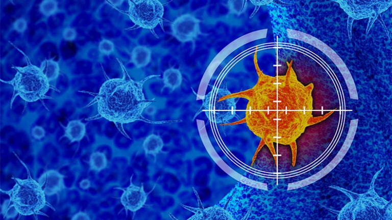 Immunotherapy: A New Frontier in Cancer Detection and Treatment stock photo