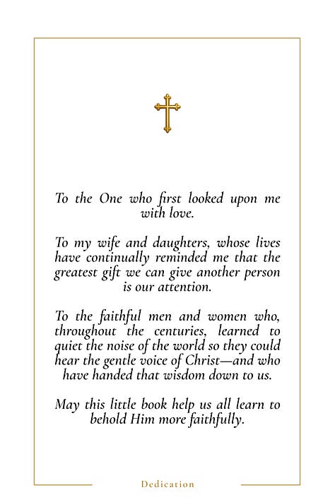 Designed book cover and page layout for The Little Book of Holy Attention