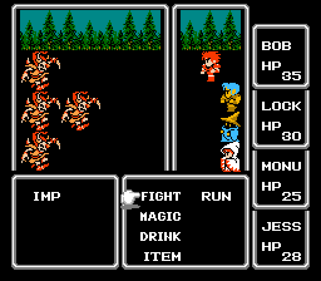 Final Fantasy 1 NES Screenshots - Album 1 of 3: The Beginning Final Fantasy 1 NES Screenshots - Album 1 of 3: The Beginning