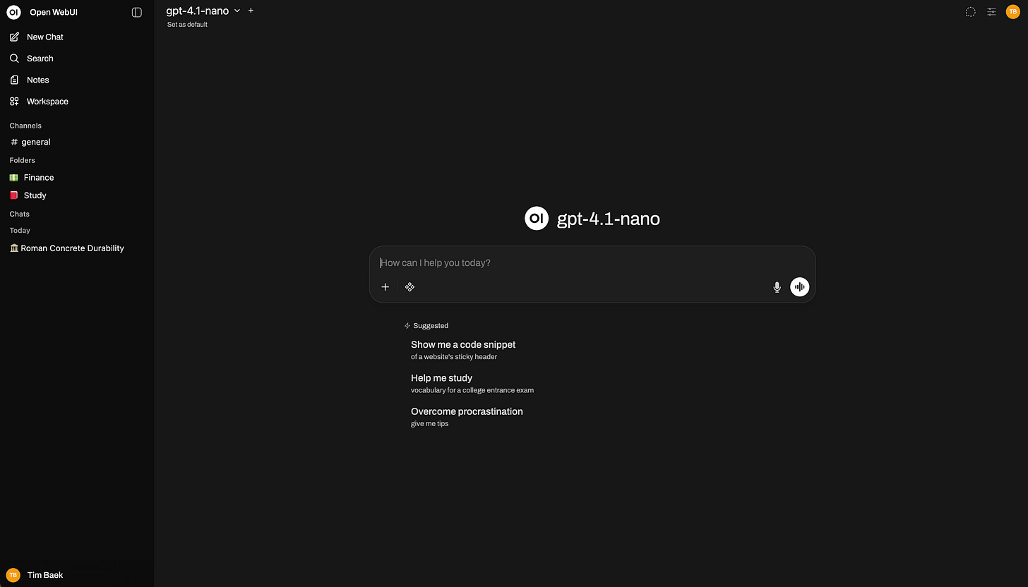 Open WebUI Demo
