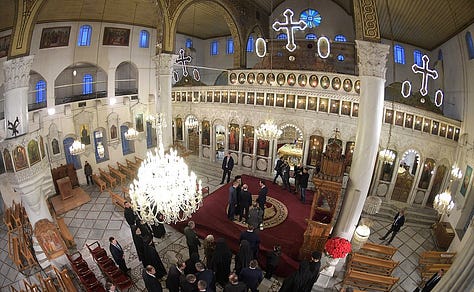 Vladimir Putin visited Mariamite Cathedral of Damascus