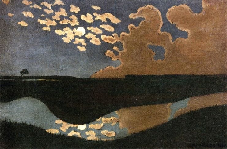 Moonlight, c.1895 - Felix Vallotton Moonlight, c.1895 - Felix Vallotton