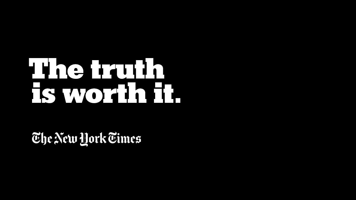 The New York Times on Twitter: "Journalism has never been more ...