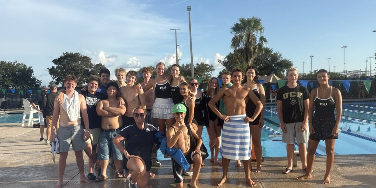 Parrish Community Swim Team Opens Season With Record Roster, Record-Breaking Swim