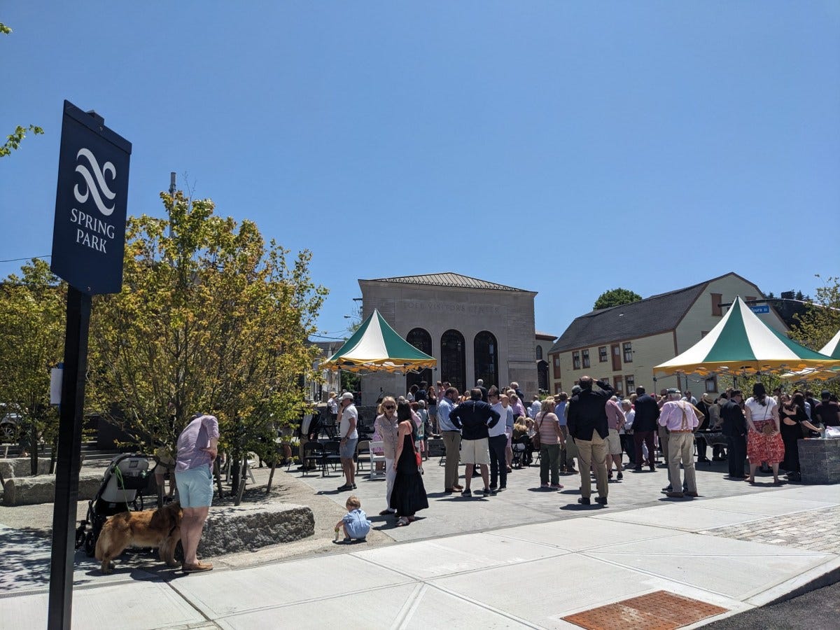 Newport’s Spring Park celebrates its grand opening