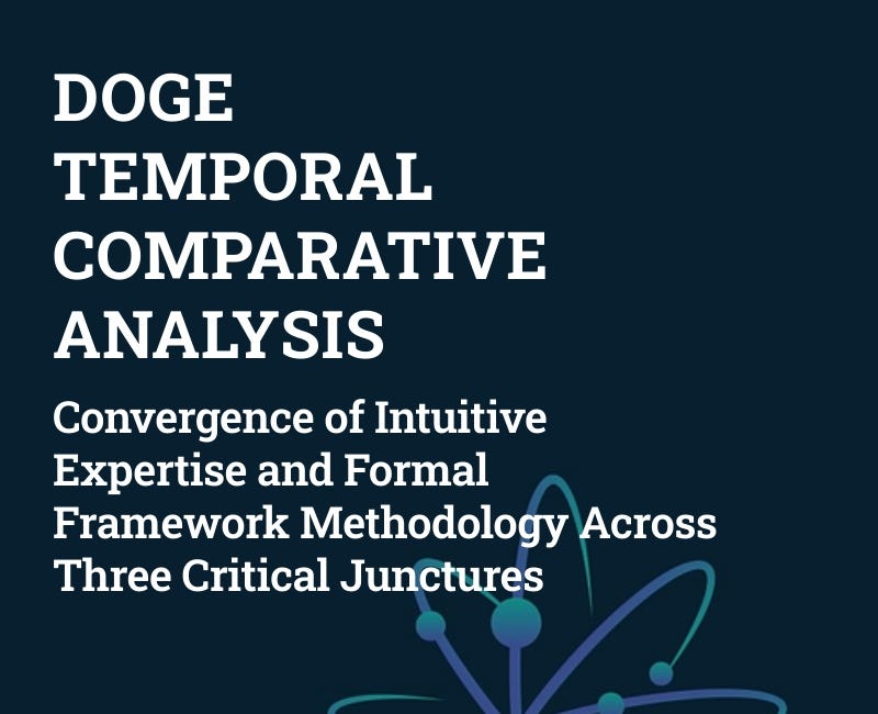 DOGE TEMPORAL COMPARATIVE ANALYSIS