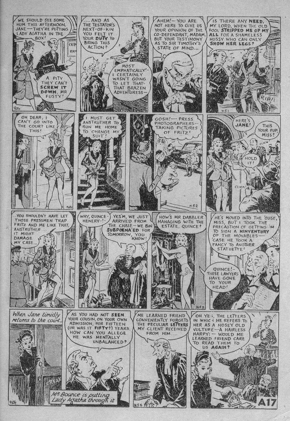 Comic Book Cover For Jane, Famous Oomph Girl 7