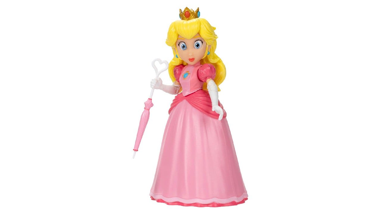 Super Mario Bros. Movie Peach figure