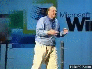 Steve Ballmer - Developers on Make a GIF
