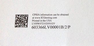 example of a QR code on the last page of a POD book example of a QR code on the last page of a POD book