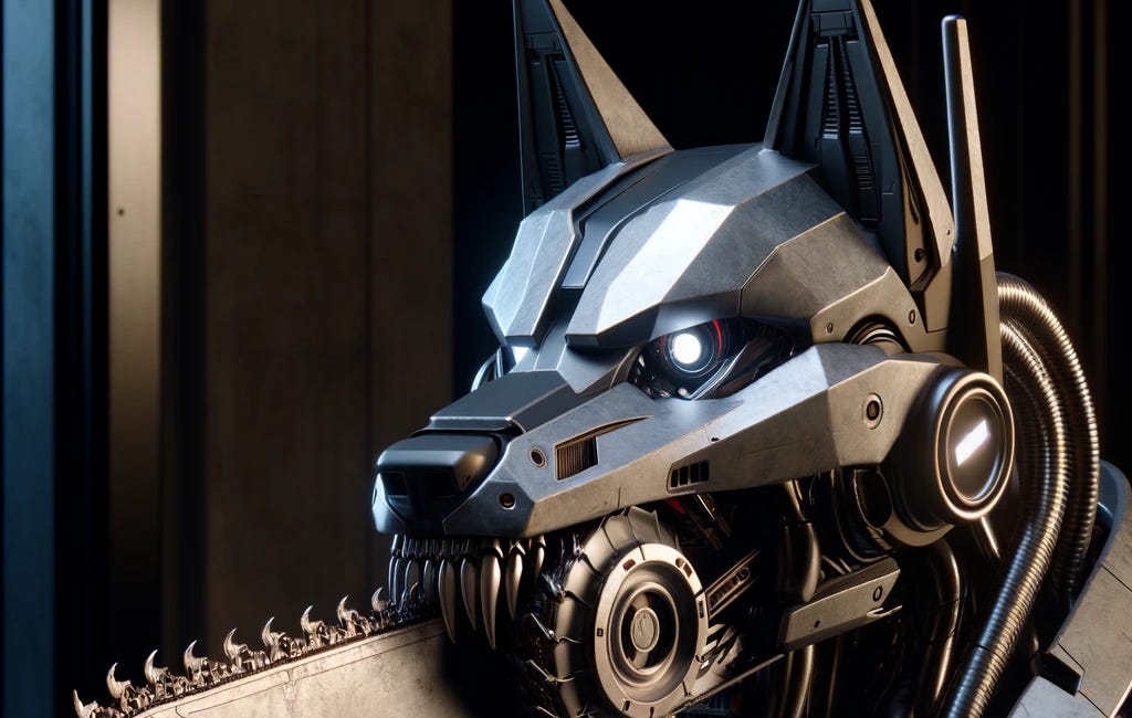 On Cops, Belief, and Chainsaw Faced Robot Dogs