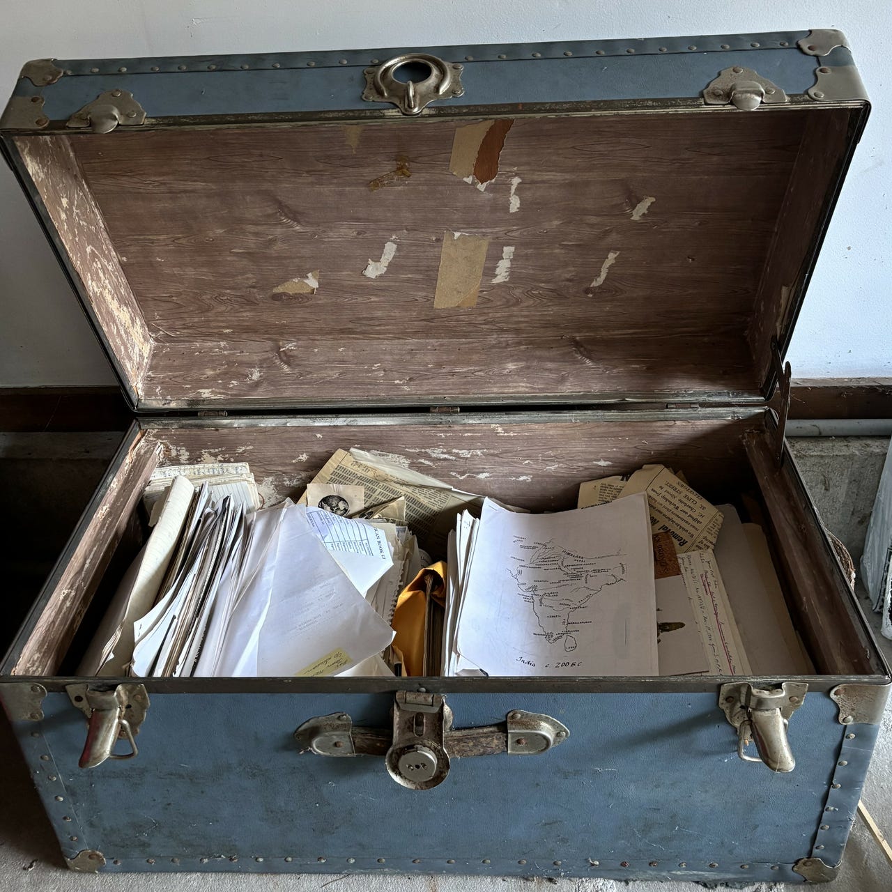 John’s Peace Corps Trunk