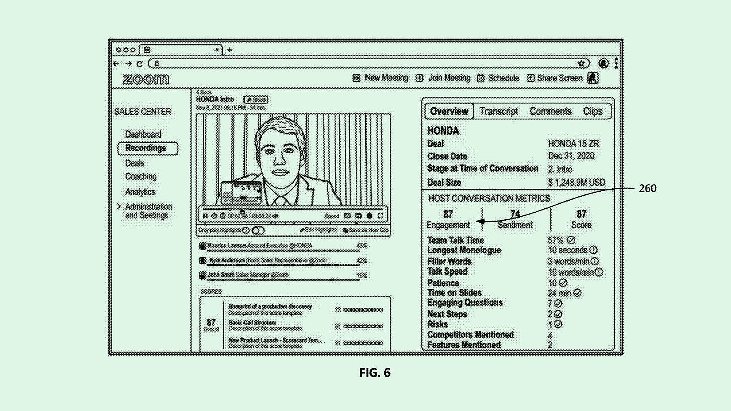 Photo of a Zoom patent