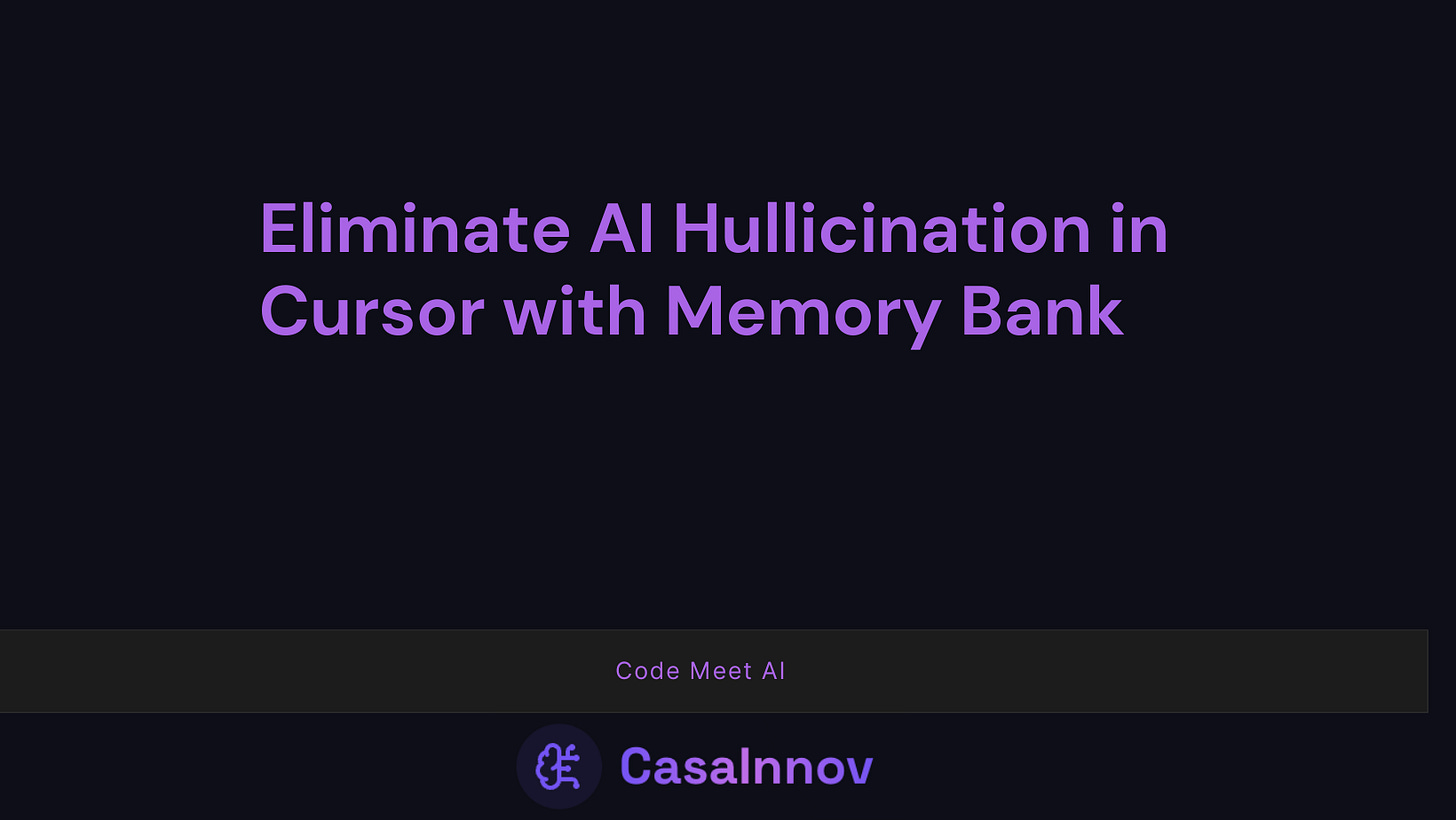 How to Enhance Cursor AI Memory Bank with LLM-Generated Project ...