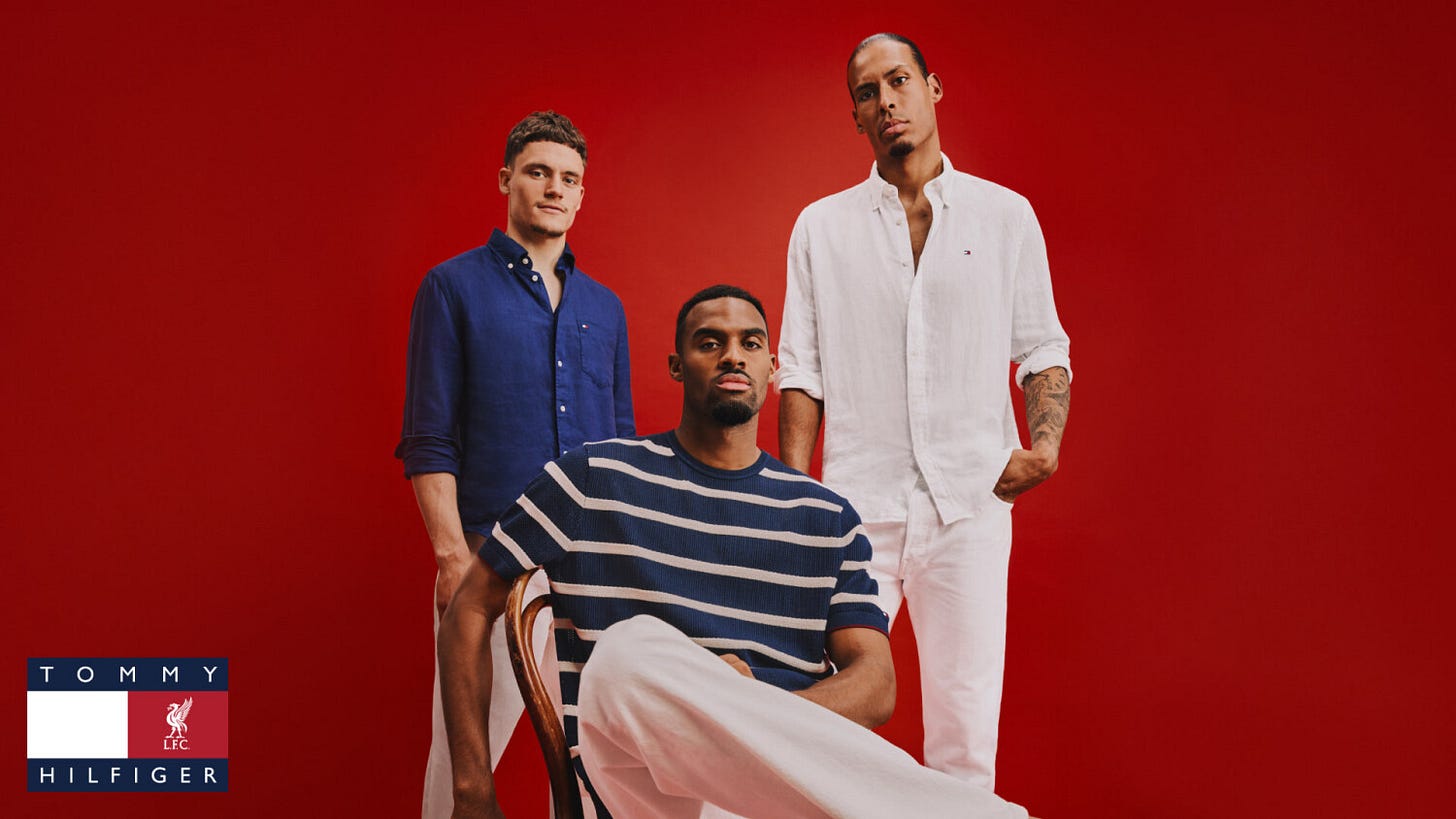 Tommy Hilfiger presents new campaign featuring Liverpool FC players
