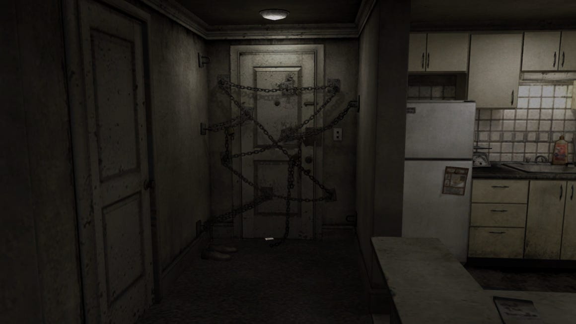 silent hill 4 the room door screenshot