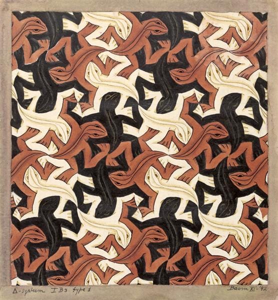 Lizard, 1942 - M.C. Escher
