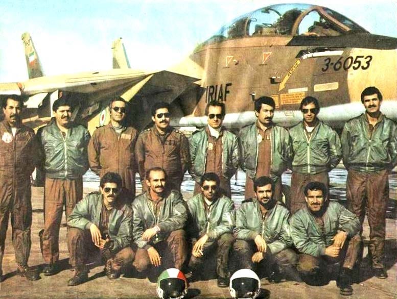 Some of Iran's first F-14 pilots