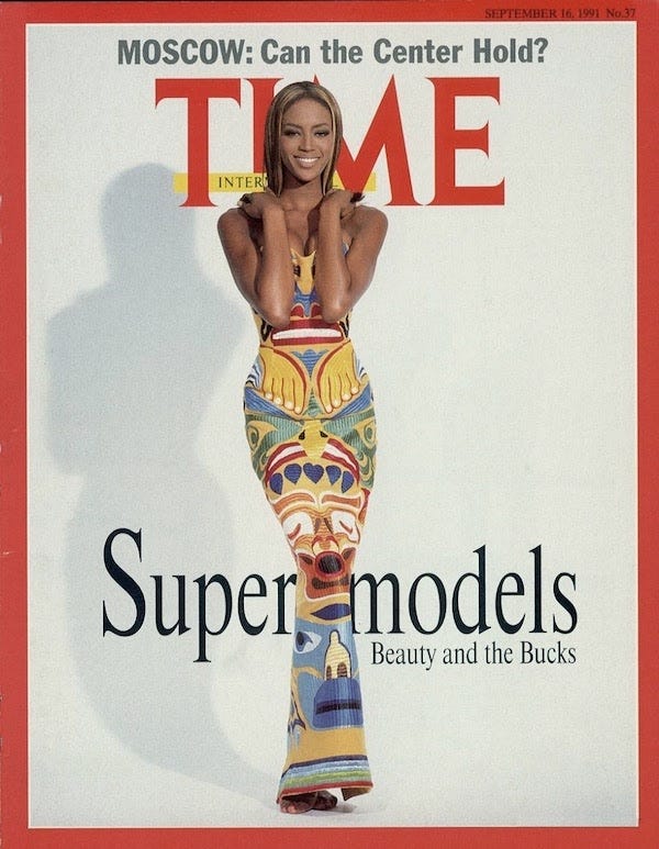 Naomi Campbell, Time Magazine, September 1991 — Google Arts & Culture