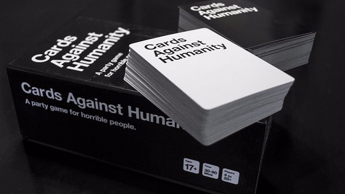 Cards Against Humanity is now online, free | Eurogamer.net Cards Against Humanity is now online, free | Eurogamer.net