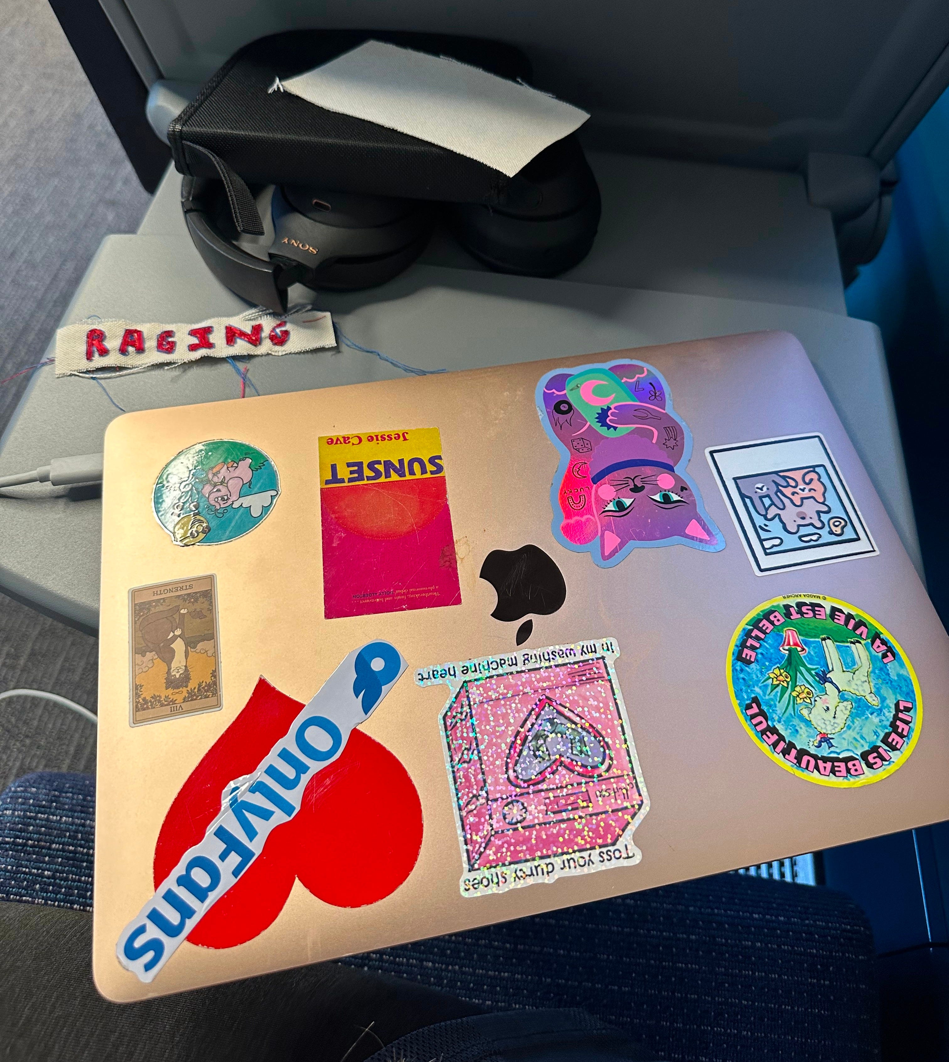 my toddler spilt Actimel on my laptop - jessie cave