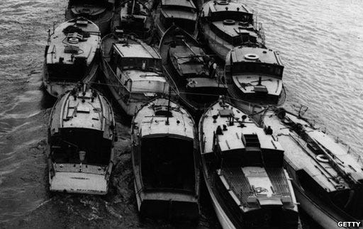 The flotilla of “little boats,” Dunkirk, 1940 | The Year of Living Englishly