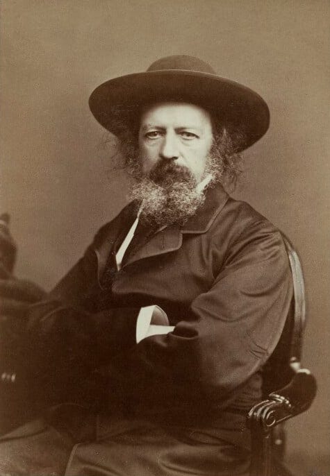 Tennyson seated
