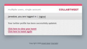 Collabtweet Tweeted! Collabtweet Tweeted!