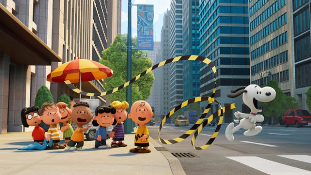 Still from upcoming film "Snoopy Unleashed"