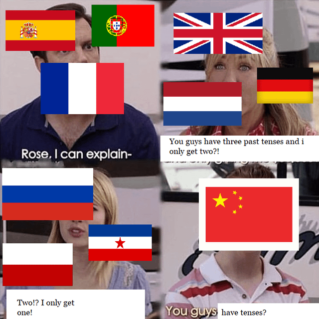 A tense meme : Second Language Strategies