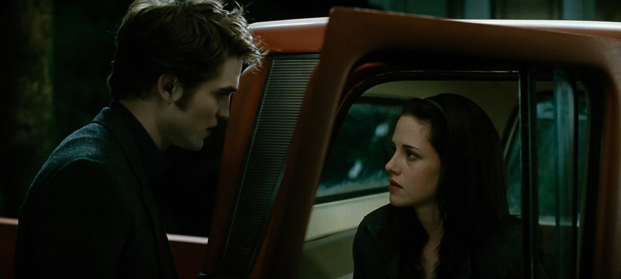 Edward + Bella: applying for sainthood. (Credit: Temple Hill Entertainment) Edward + Bella: applying for sainthood. (Credit: Temple Hill Entertainment)