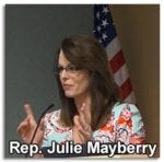 State Representative Julie Mayberry announces she will not seek re-election in 2026