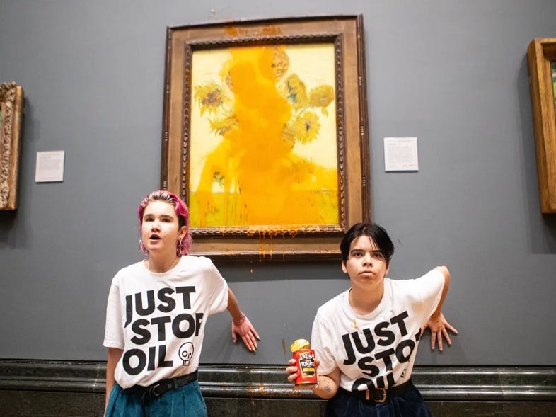 Climate activists attacking art 'severely underestimate' fragility of  works, gallery directors warn | Art | The Guardian
