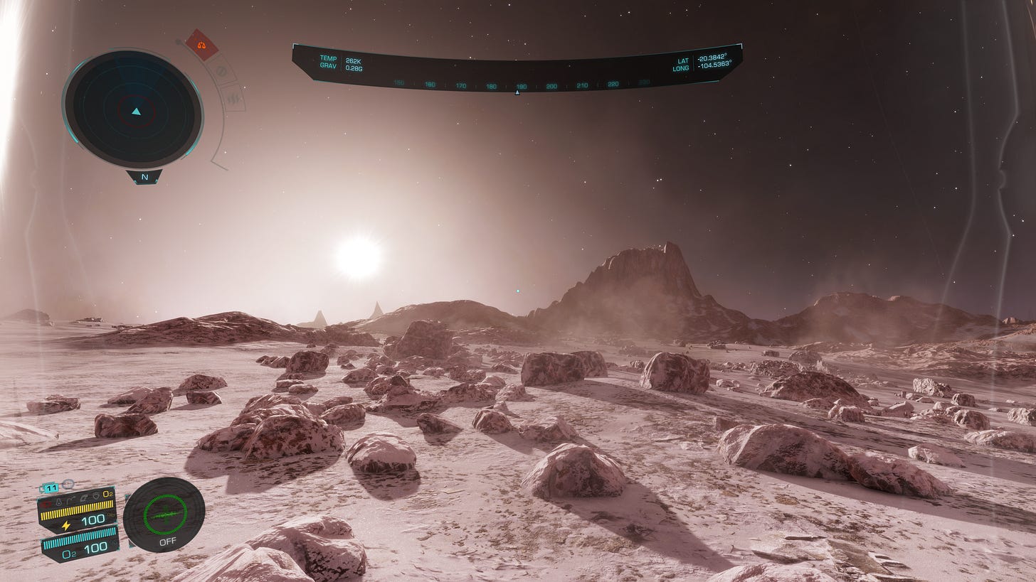 The new terrain generation in action. This planet is partially frozen and  partially rocky. And we finally get real mountains... : r/EliteDangerous