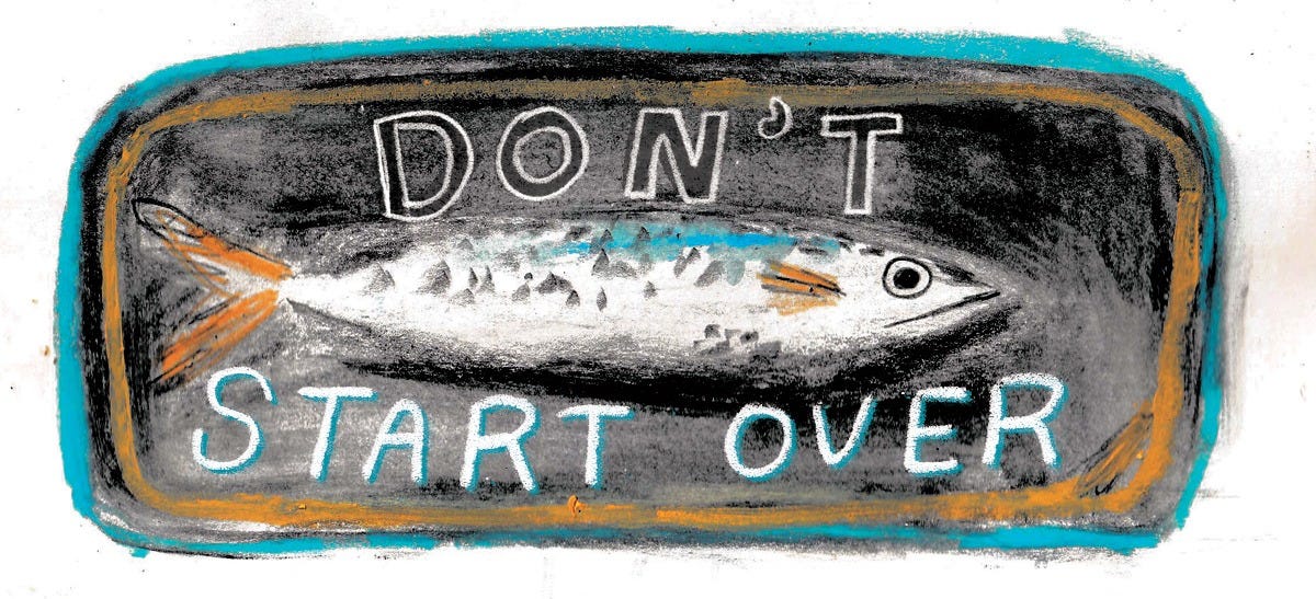 don't start over sardine don't start over sardine