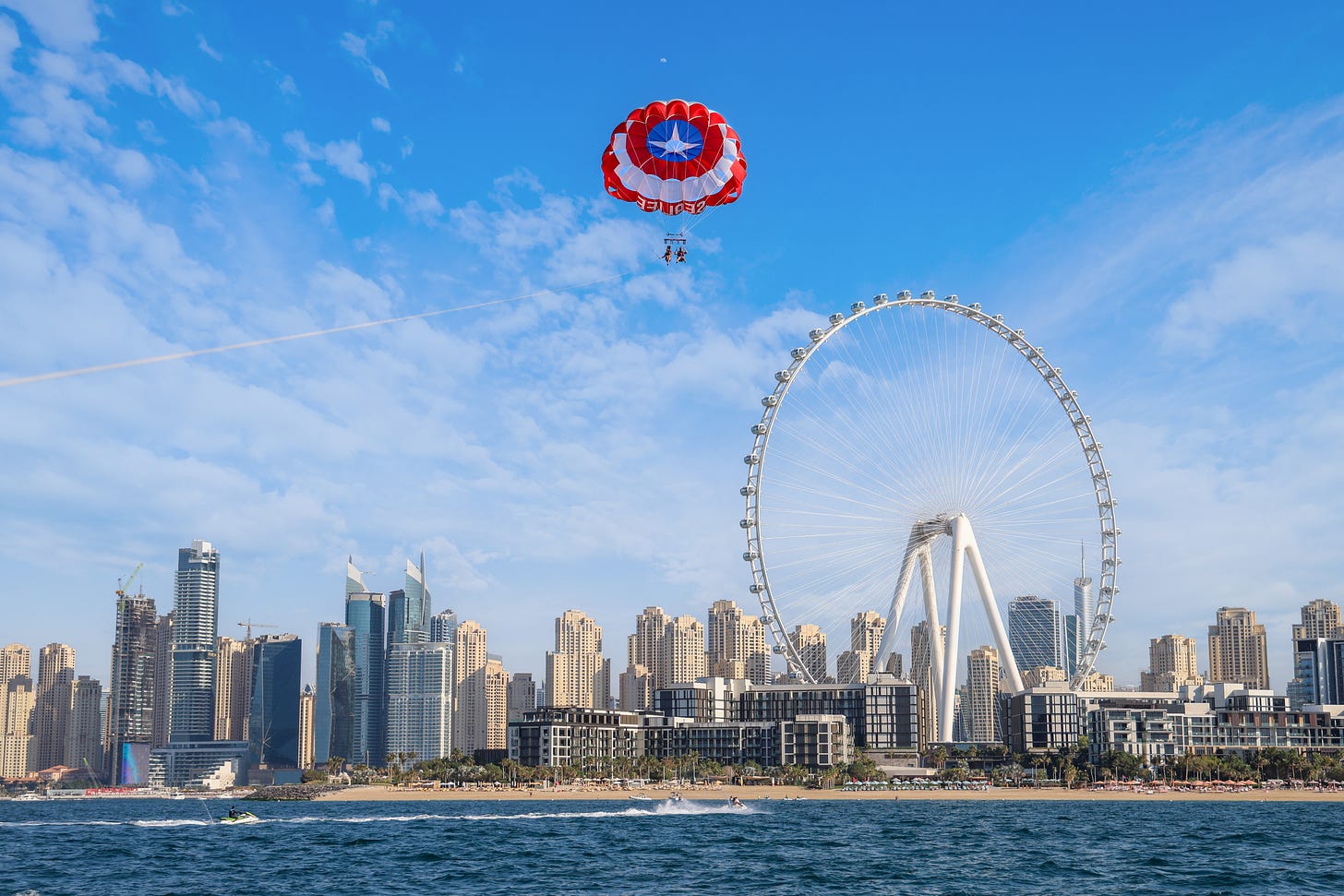 Breathtaking parasailing adventure above Dubai’s coastline - dubaiparasailing.com