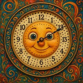A Clock that has more than 24 hours.Illustrate this