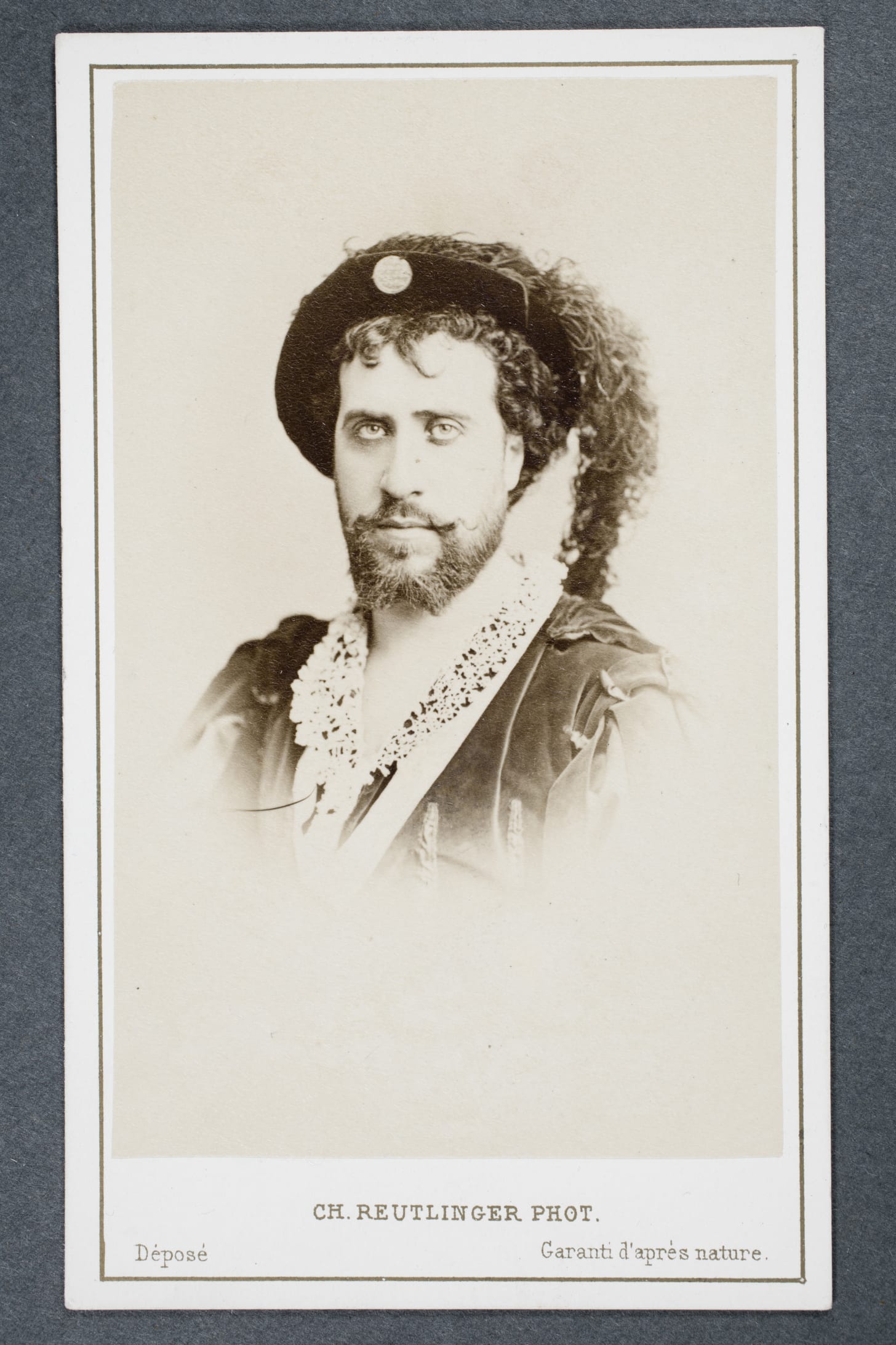Jean Baptiste Faure opera singer portrait 1868 Jean Baptiste Faure opera singer portrait 1868