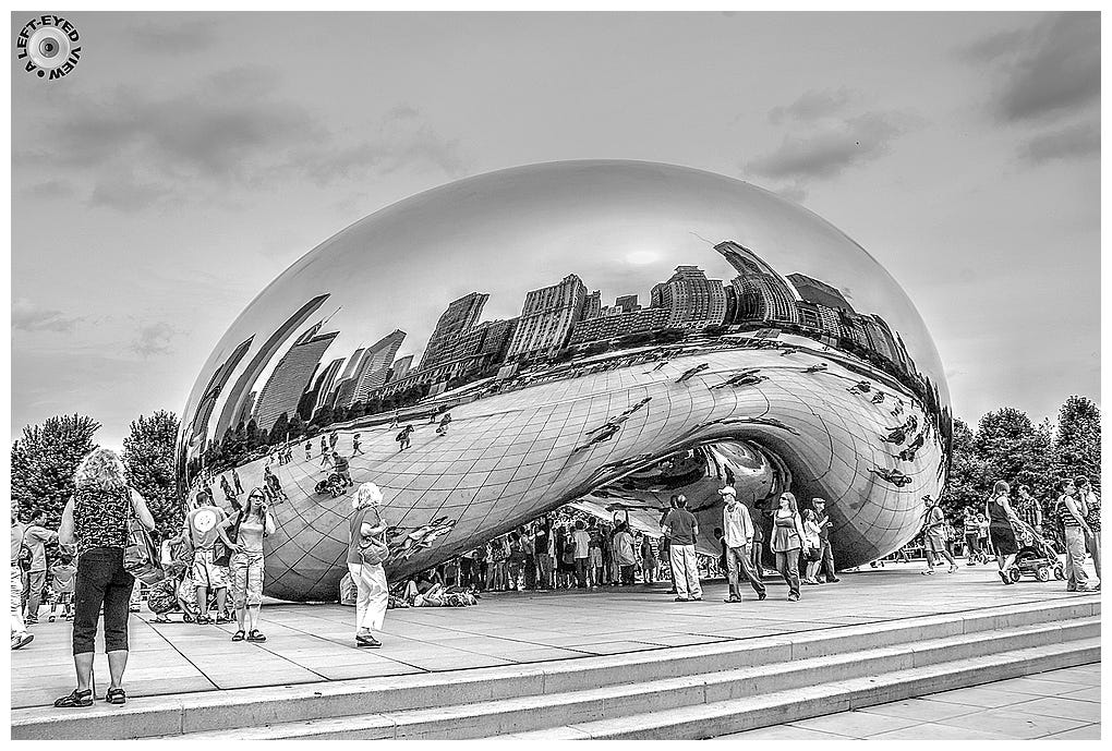 "A Left-Eyed View", Sabourin, "Cloud Gate"