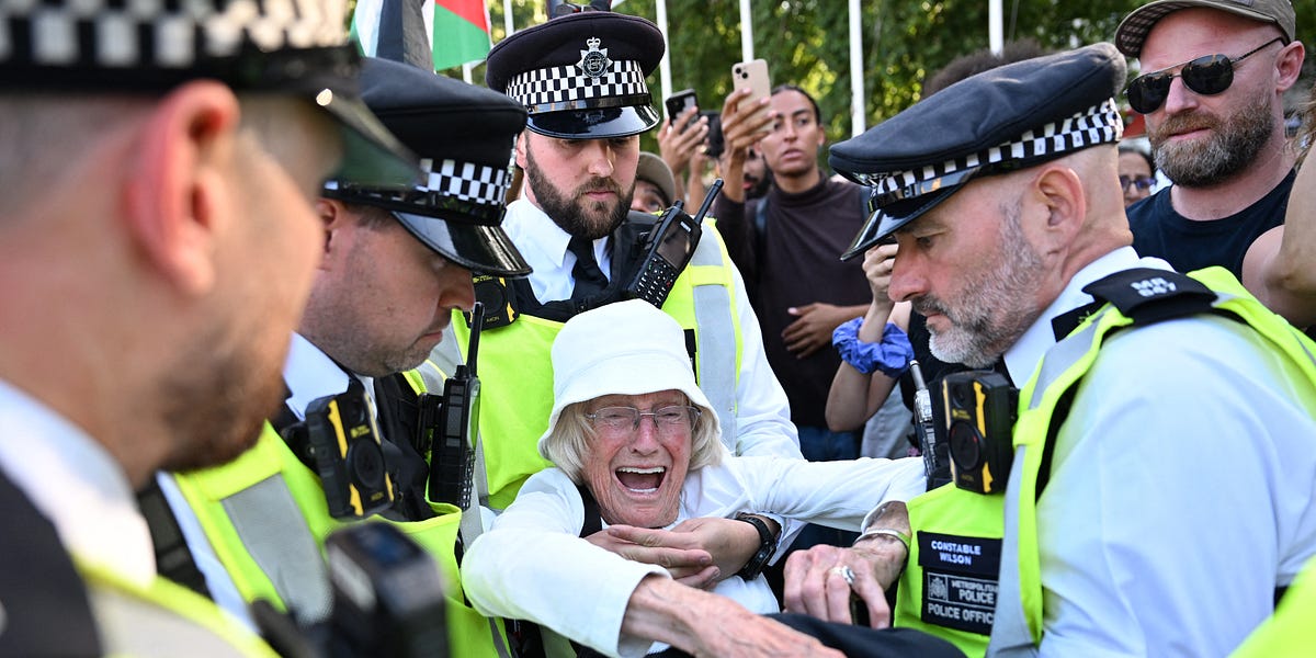 Over 500 Detained in UK's Controversial Protest Crackdown