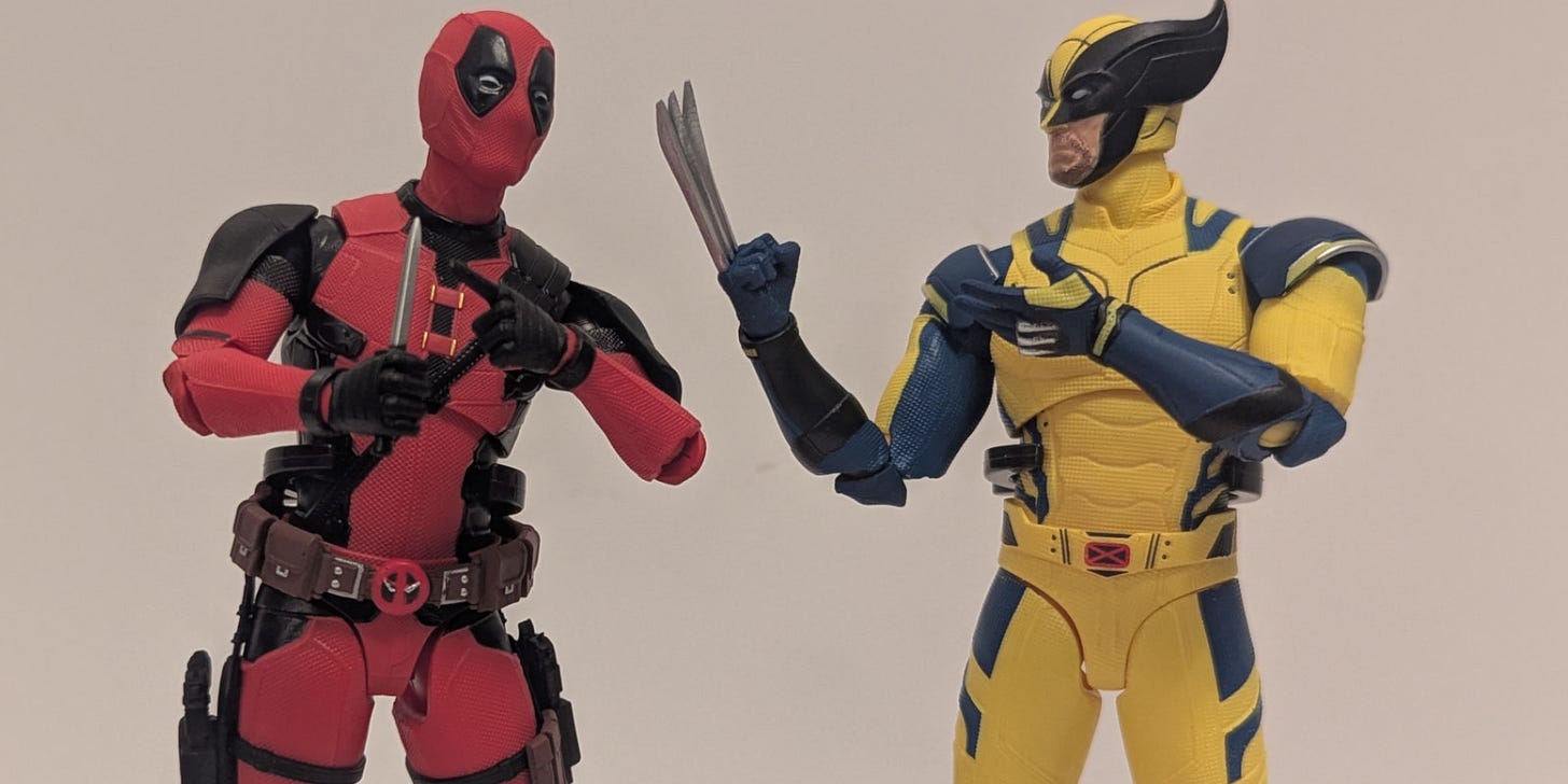 ZD Toys Deadpool & Wolverine figures ZD Toys Deadpool & Wolverine figures