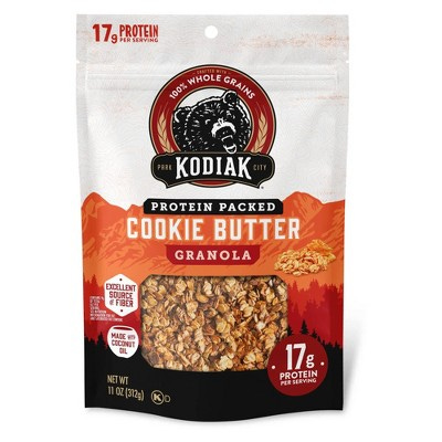 Kodiak Protein-Packed Cookie Butter Oat Granola - 11oz : Target