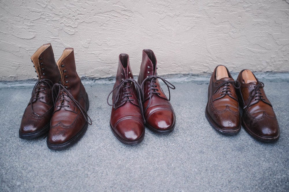 Dress shoes for the rain - by Edwin Zee - Take it easy