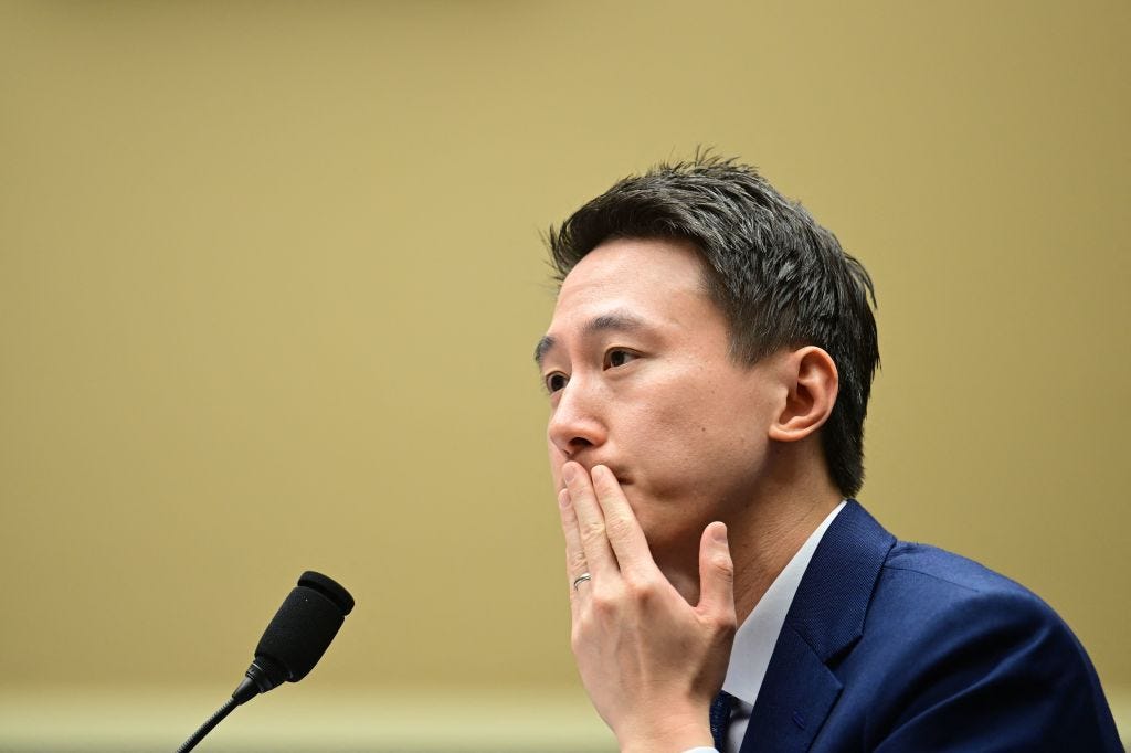TikTok CEO Shou Zi Chew testifies before the House Energy and Commerce Committee hearing Thursday in Washington, DC. (Jim Watson / Getty Images) TikTok CEO Shou Zi Chew testifies before the House Energy and Commerce Committee hearing Thursday in Washington, DC. (Jim Watson / Getty Images)