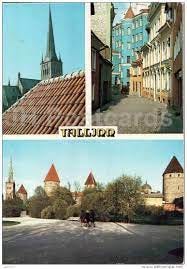 Oleviste church - Old Town streets - Tallinn - Intourist - 1986 - Esto – JH Postcards Oleviste church - Old Town streets - Tallinn - Intourist - 1986 - Esto – JH Postcards