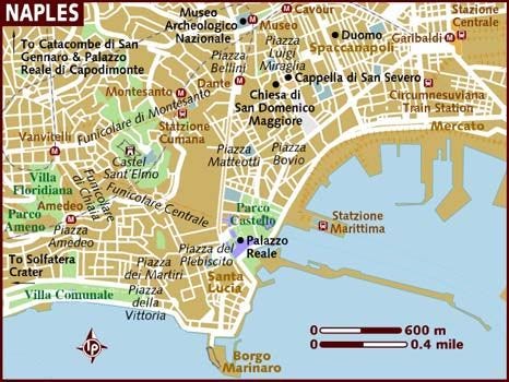 Map of Naples | Italy map, Amazing maps, Naples